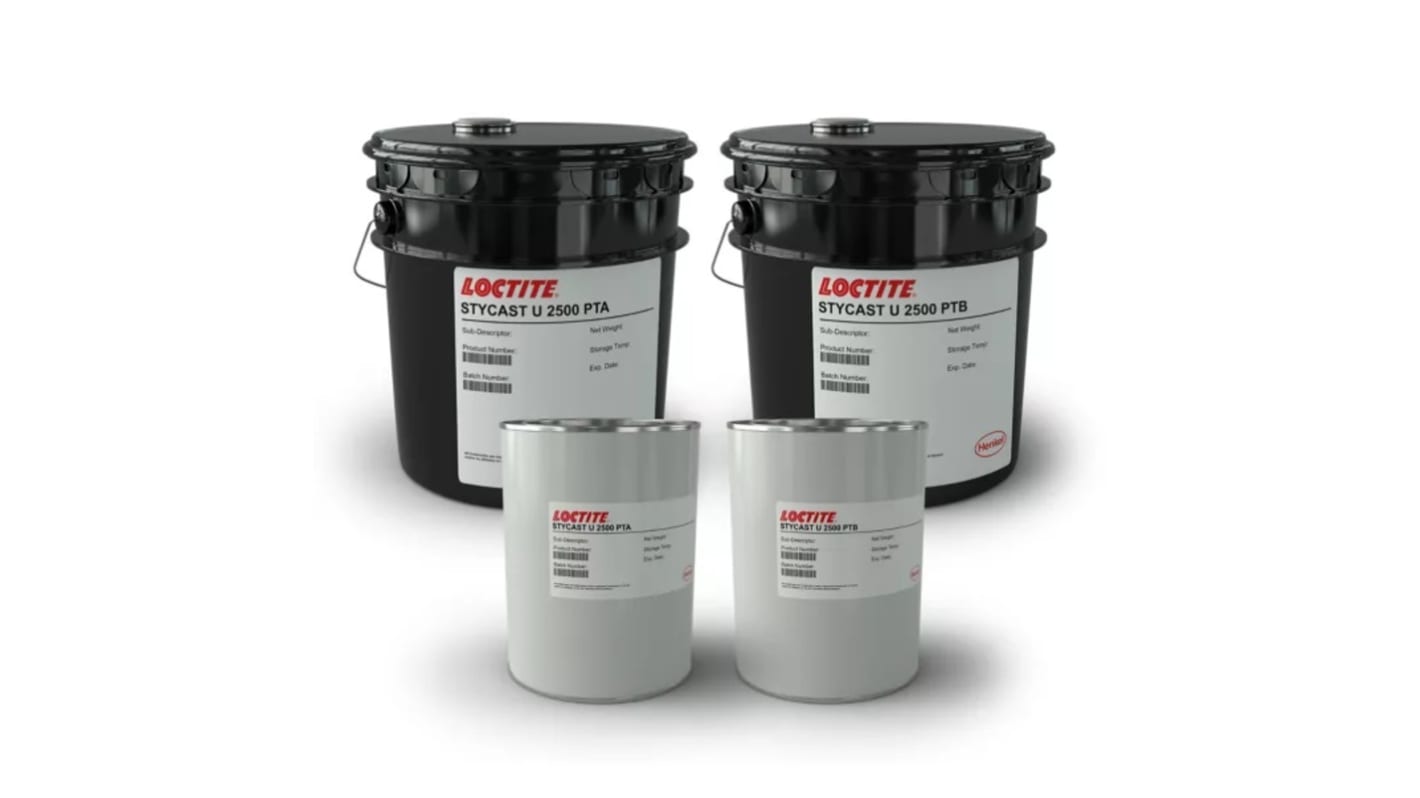 Loctite STYCAST U 2500 HTR PUR Vergussmasse Flasche 500 ml Schwarz