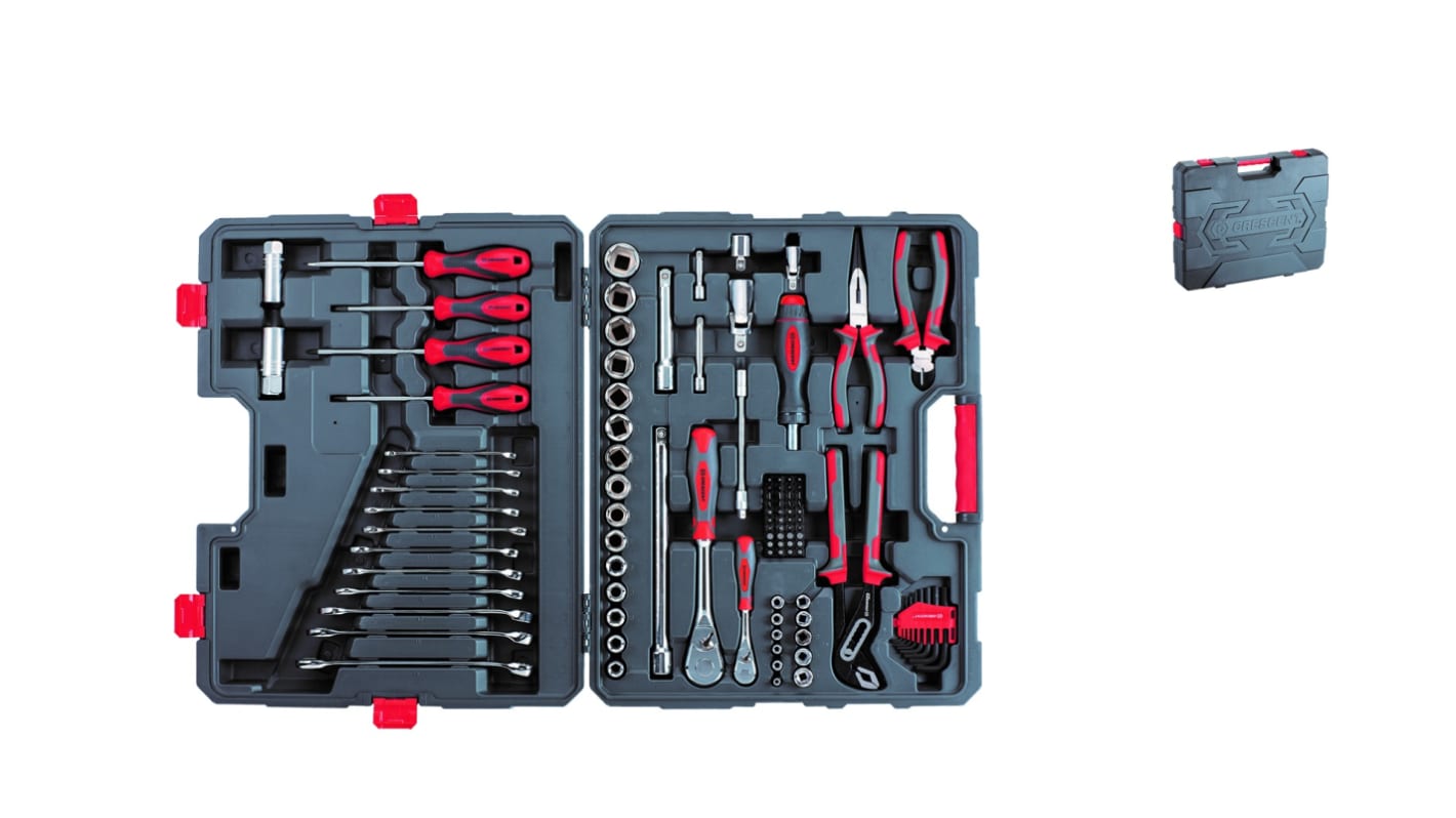 Mallette à outils Kit d'outils professionnels Drive Crescent, Jeu de 110 pièces