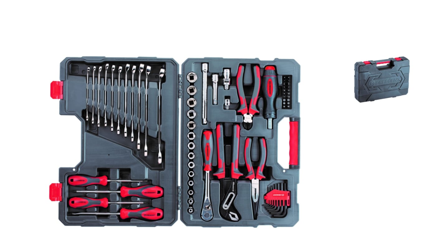 Mallette à outils Kit d'outils professionnels Drive Crescent, Jeu de 69 pièces