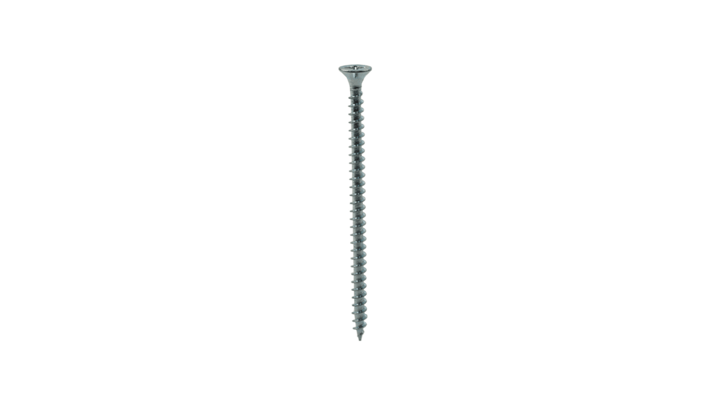 Tornillo autorroscante de cabeza avellanada, de acero