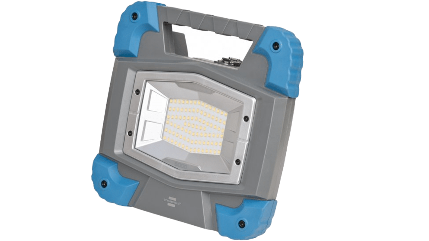 Luz de trabajo, Hugo Brennenstuhl, 1171630501, Lámpara LED, LED, 50 W, 18 V, IP55, 28,5 x 17,2 x 29 cm