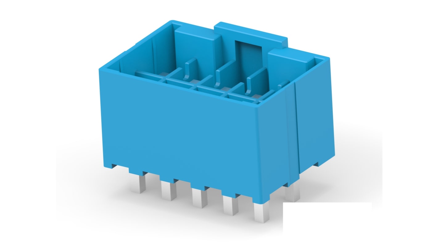 TE Connectivity Power Connector, 10 Way, Male, 1-2423324, PCB Mount, 300 V ac