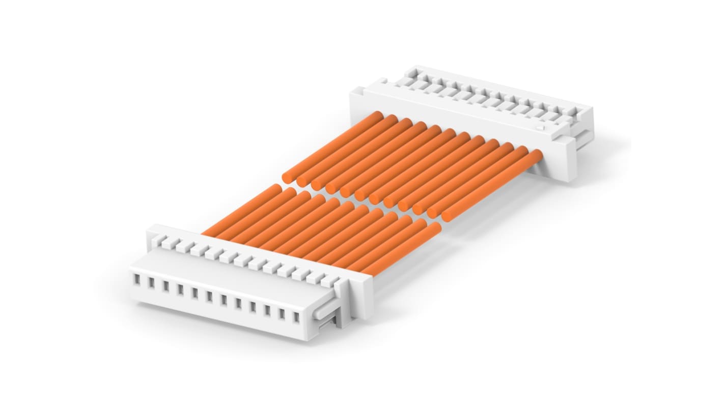 TE Connectivity 12 Way to 12 Way Wire to Board Cable, 300mm