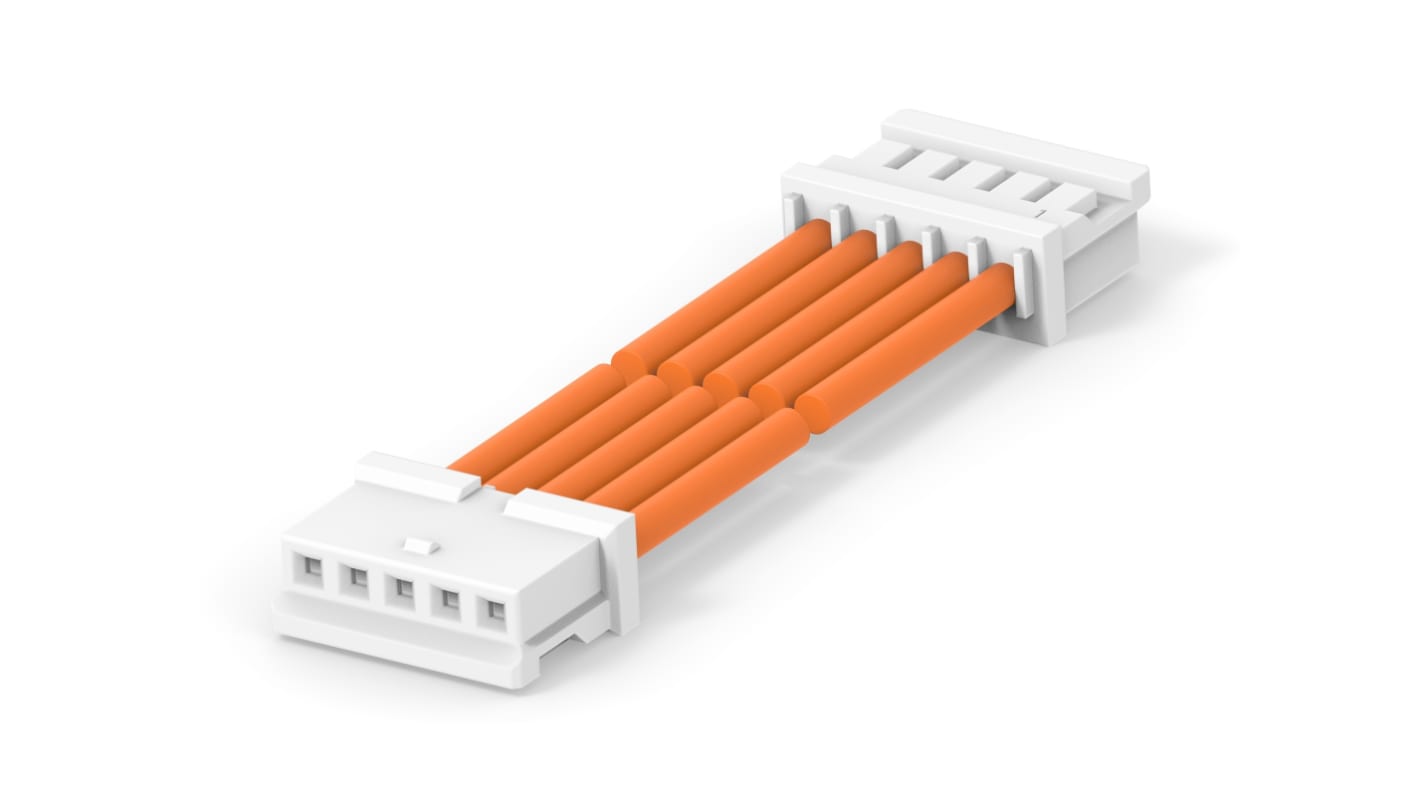 Conjunto de cables TE Connectivity 2405417, long. 300mm, 5 vías, 5 vías, paso 2.5mm