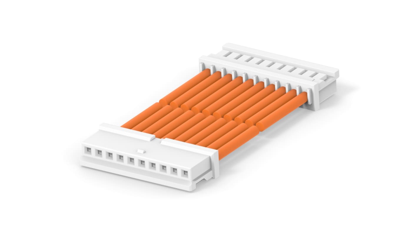 TE Connectivity 10 Way to 10 Way Wire to Board Cable, 300mm