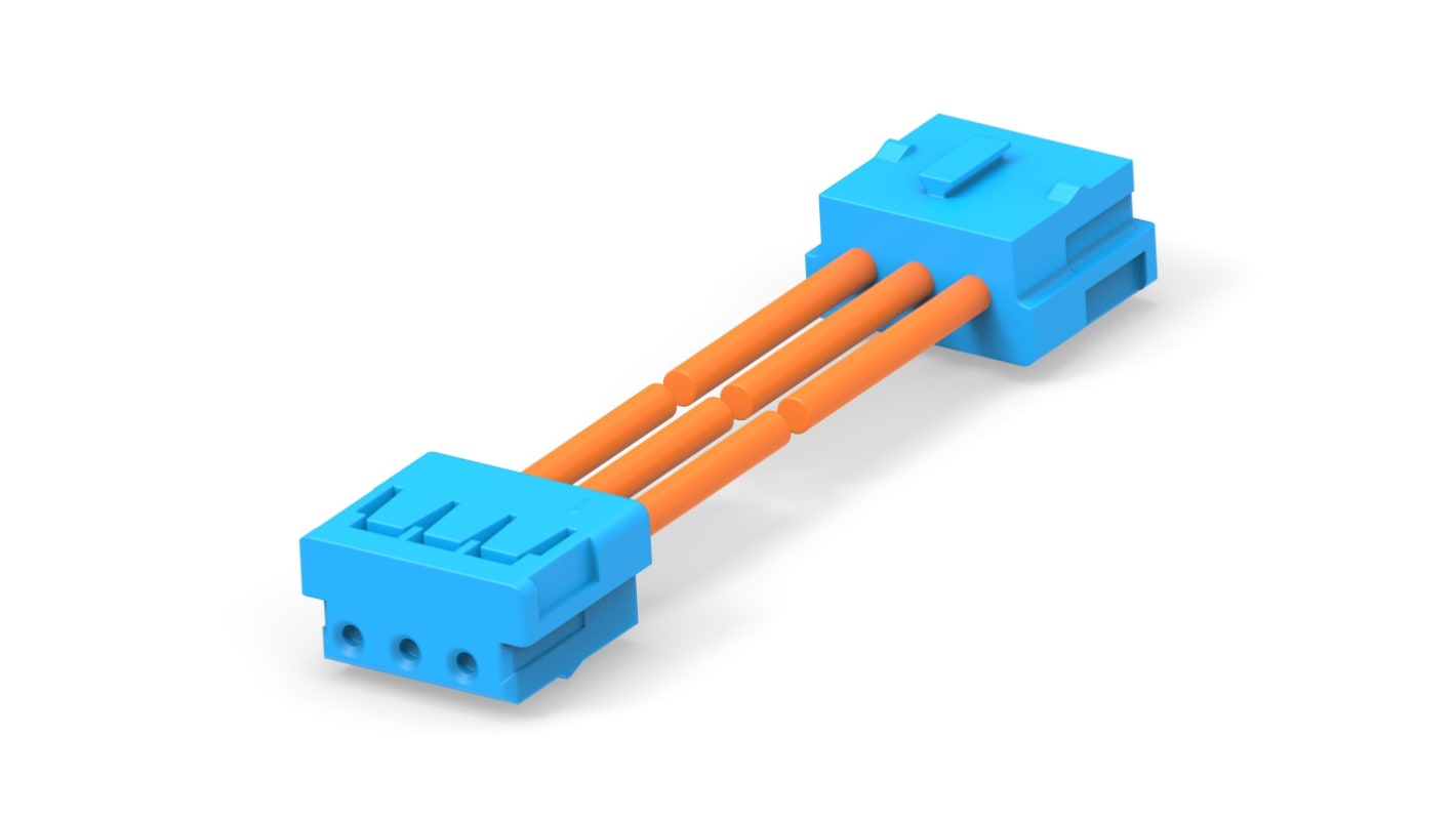 TE Connectivity 3 Way to 3 Way Wire to Board Cable, 300mm