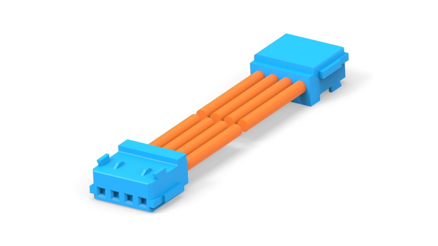 TE Connectivity 4 Way to 4 Way Wire to Board Cable, 300mm