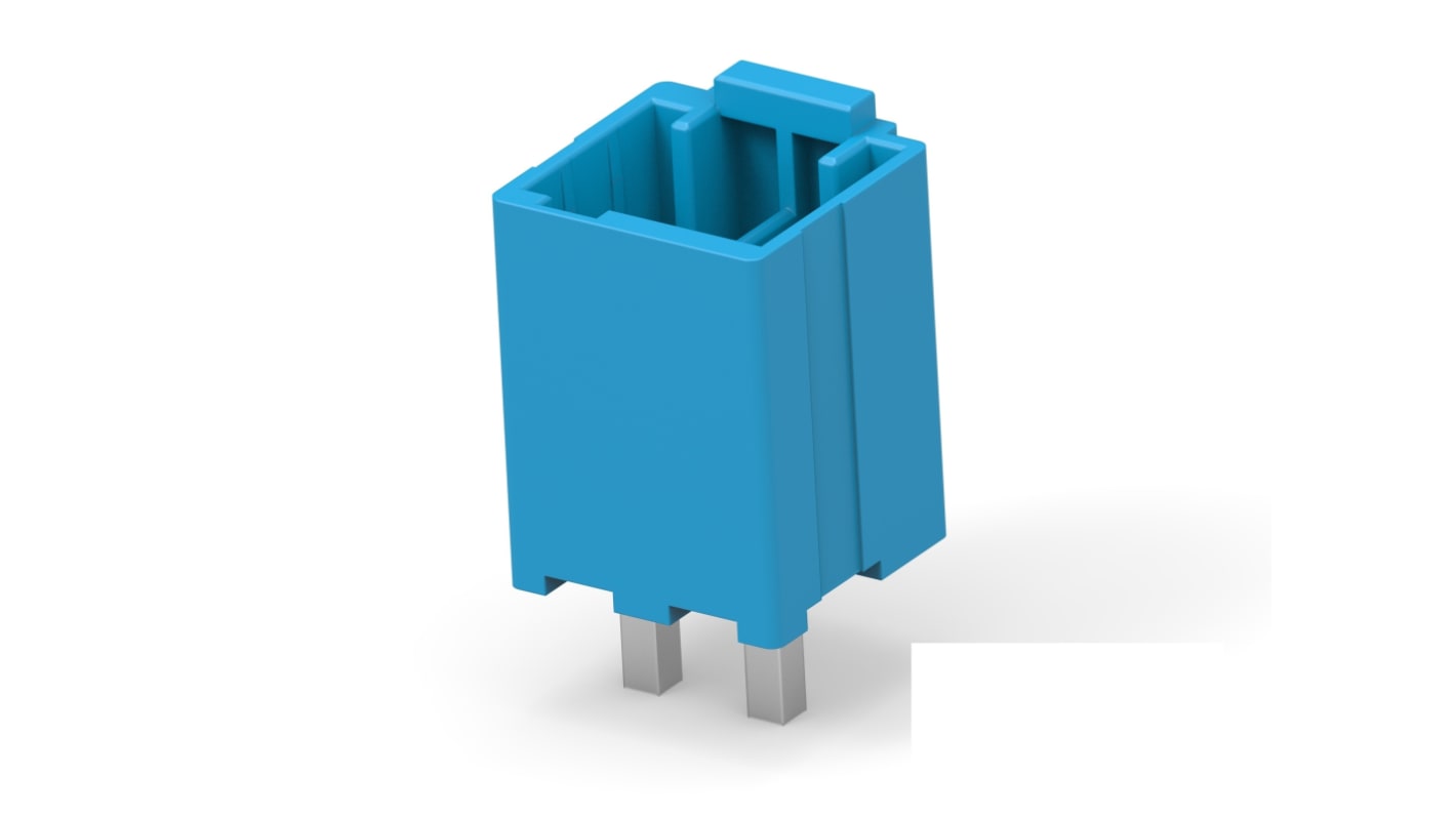 TE Connectivity 2423324 Schwere Steckverbinder Stromversorgungssteckverbinder, Stecker 2-polig / 2-reihig, 300 V ac, PCB