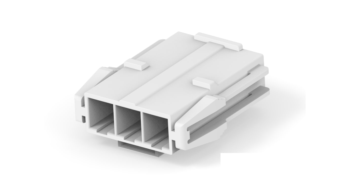 Conector de potencia TE Connectivity 3-2408818 Hembra de 3 vías, 600 V ac, Montaje en PCB