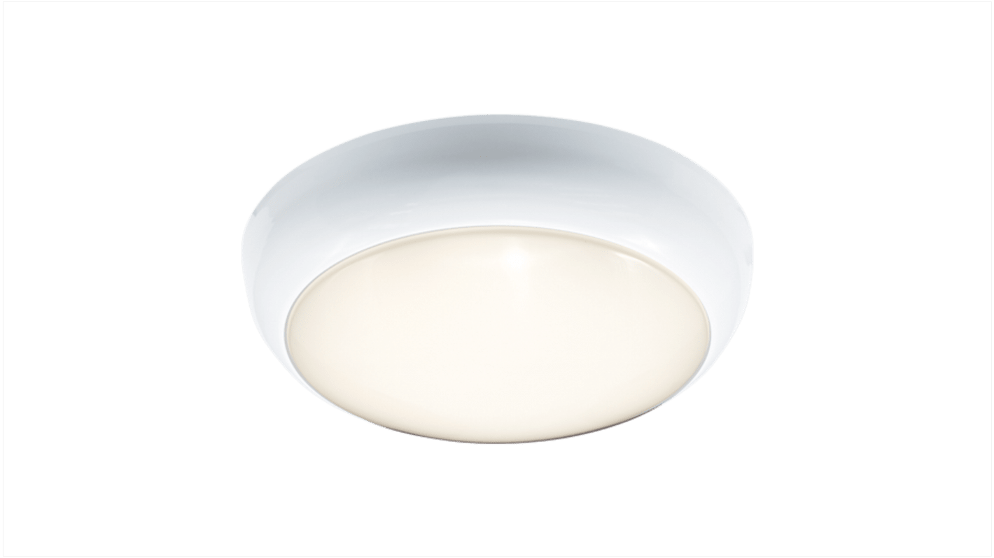 Plafón Óvalo, con LED, 240 V, 16 W, IP65