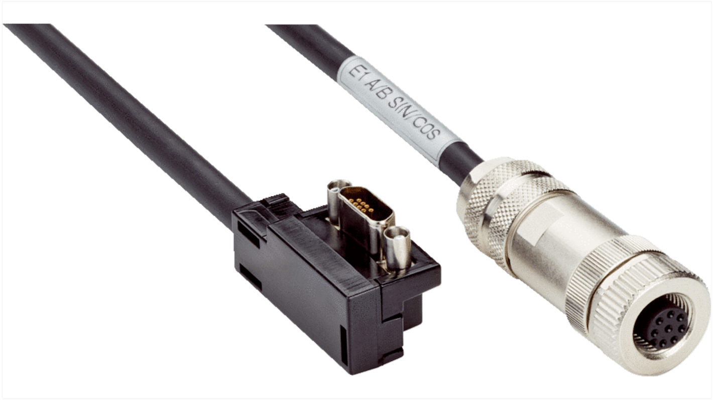 Kabel, długość 5m, złącze A: Micro D-Sub, złącze B: Złącze M12