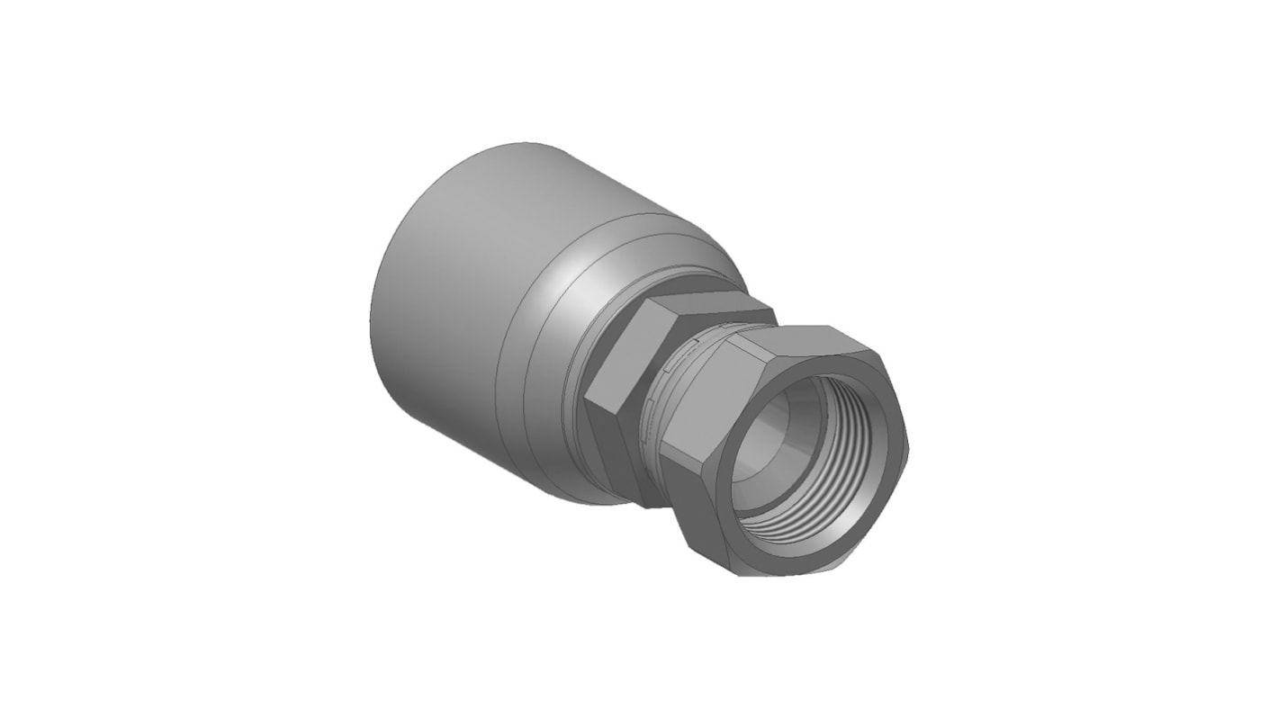 Parker Crimped Hose Fitting, 10673-12-12-SM