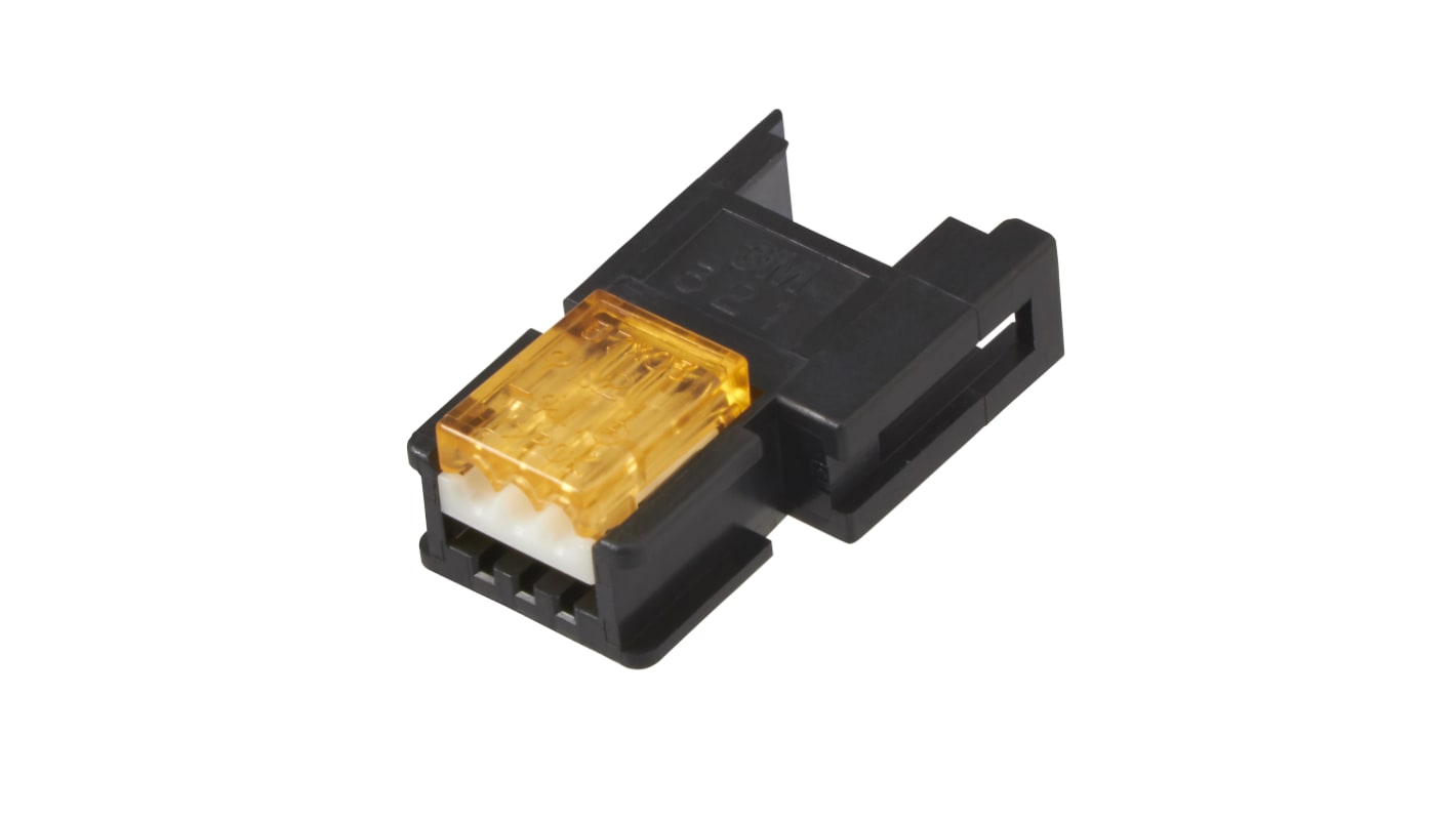 3M 373 Series Connector, 4-Way, 3A, 20 → 26 AWG Wire, IDC Termination