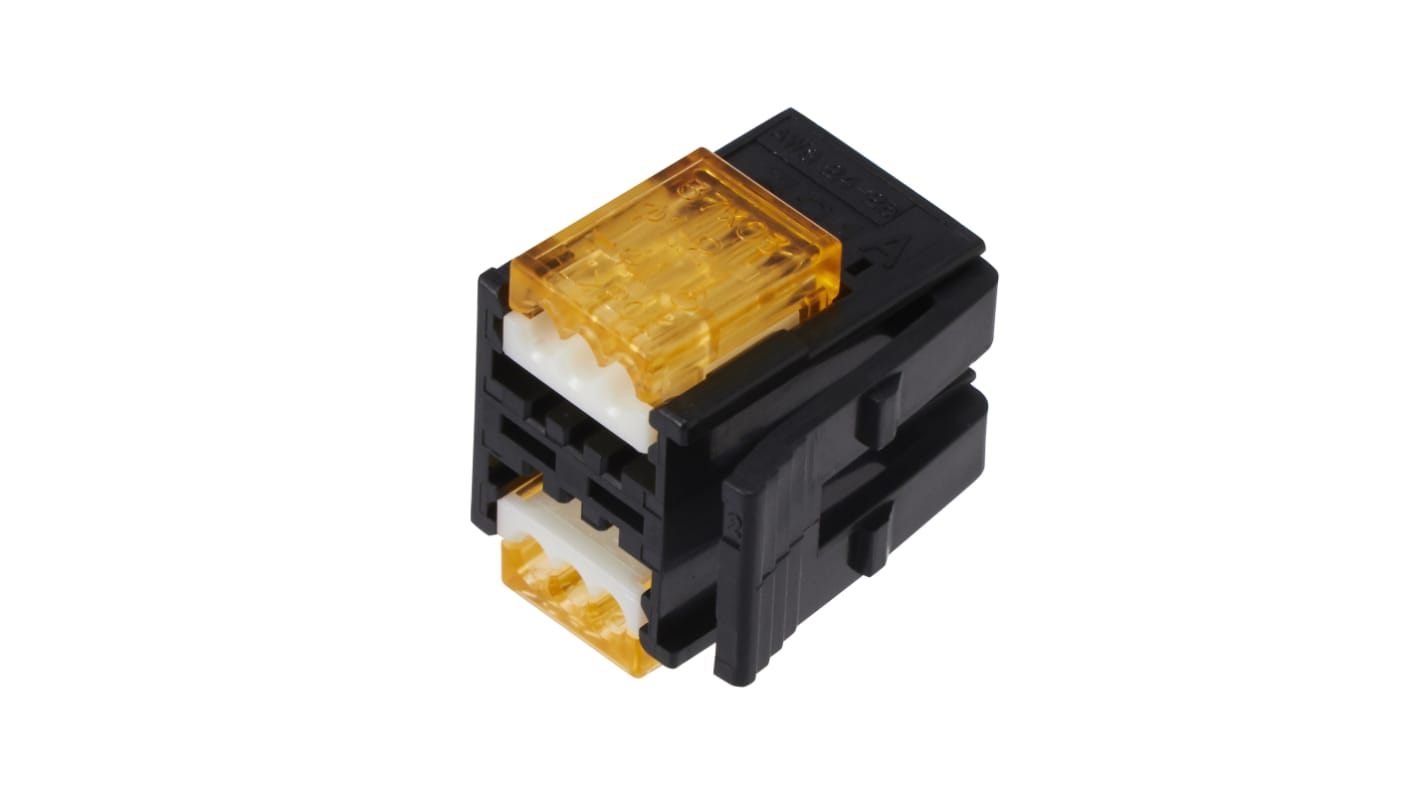 3M 371 Series Terminal Plug, 4-Way, 3A, 20 → 26 AWG Wire, IDC Termination