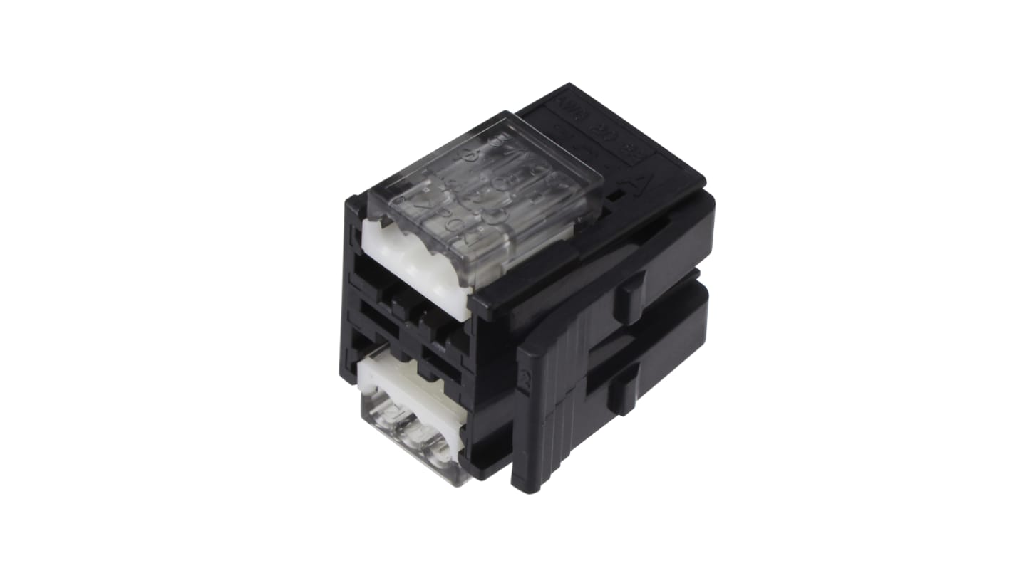 3M 371 Series Terminal Plug, 4-Way, 3A, 20 → 26 AWG Wire, IDC Termination