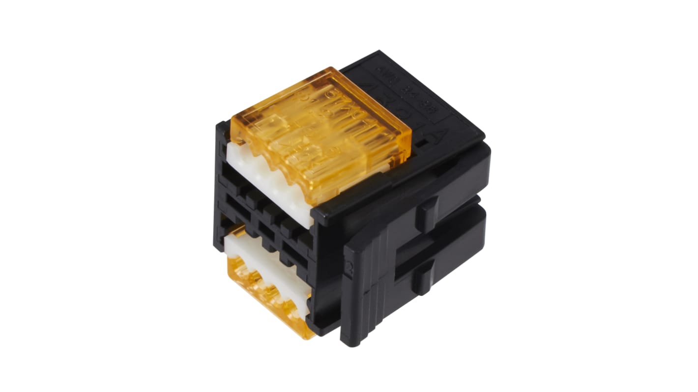 3M 371 Series Terminal Plug, 4-Way, 3A, 20 → 26 AWG Wire, IDC Termination