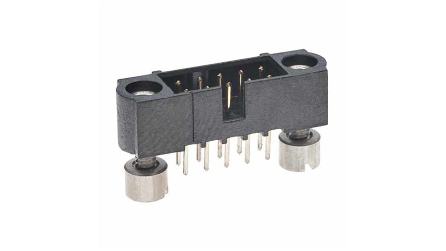 Conector hembra para PCB HARWIN serie M80, de 10 vías en 2 filas, paso 2mm, Montaje en PCB, para crimpar