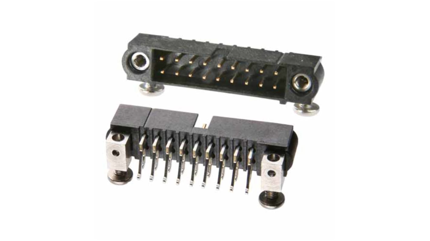 Conector hembra para PCB HARWIN serie M80, de 4 vías en 2 filas, paso 2mm, Montaje Superficial, para crimpar