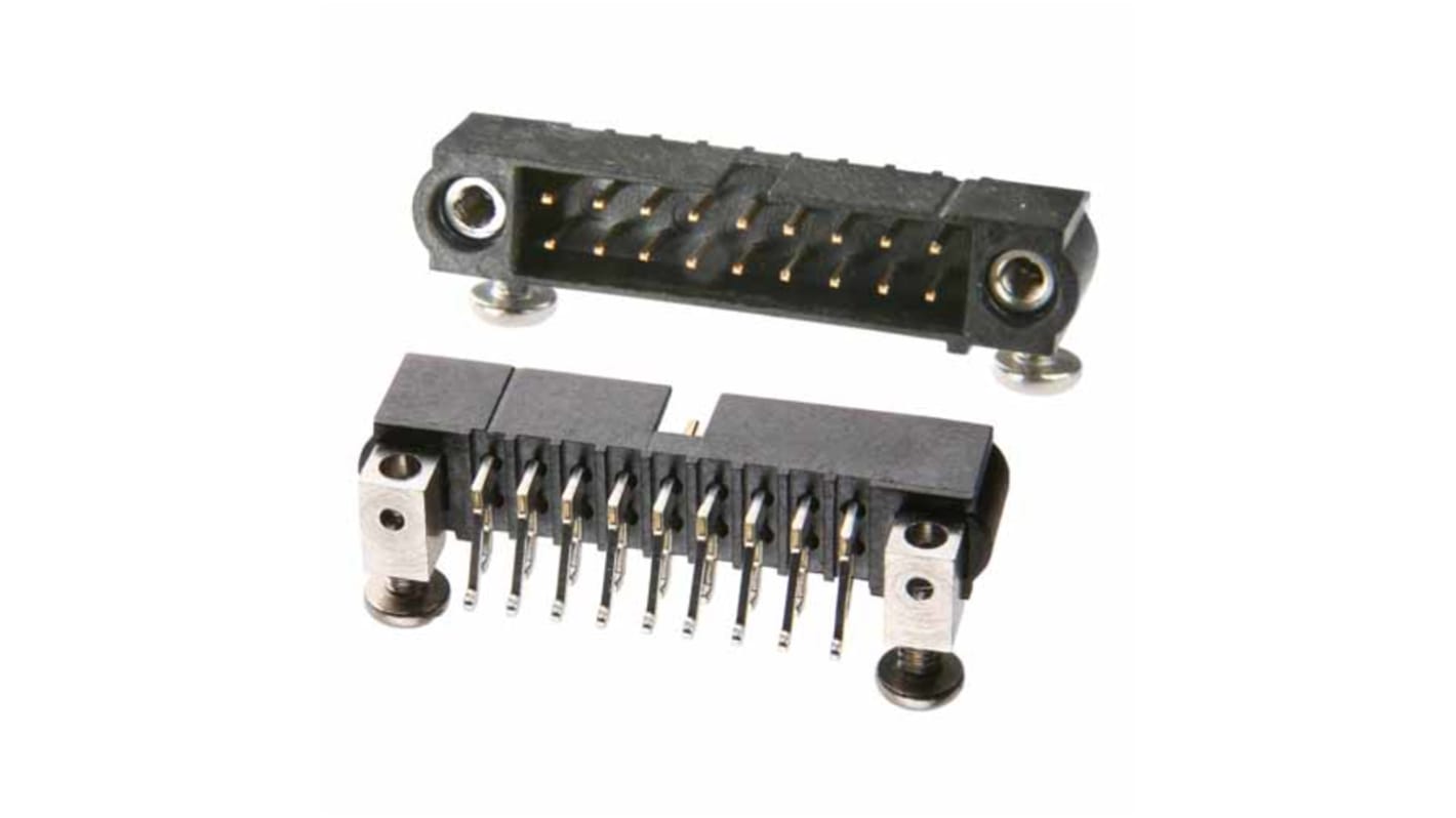 Conector hembra para PCB HARWIN serie M80, de 6 vías en 2 filas, paso 2mm, Montaje Superficial, para crimpar