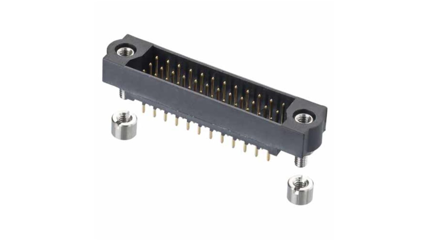 HARWIN M83 Series Vertical PCB Mount PCB Socket, 27-Contact, 3-Row, 2mm Pitch, Crimp Termination