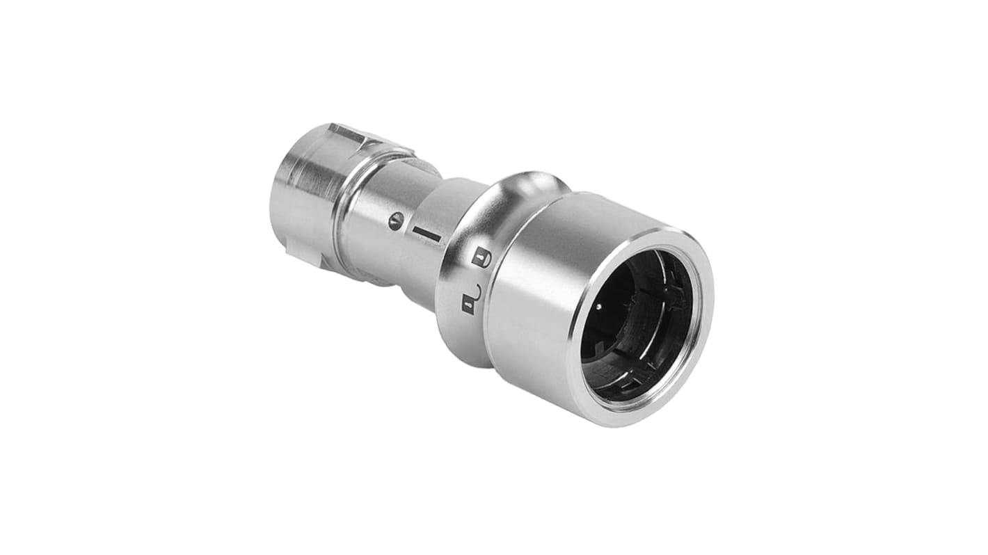 Bulgin Circular Connector, 4 Contacts, Plug, IP66, IP68, IP69K, 6000 Series Buccaneer Series