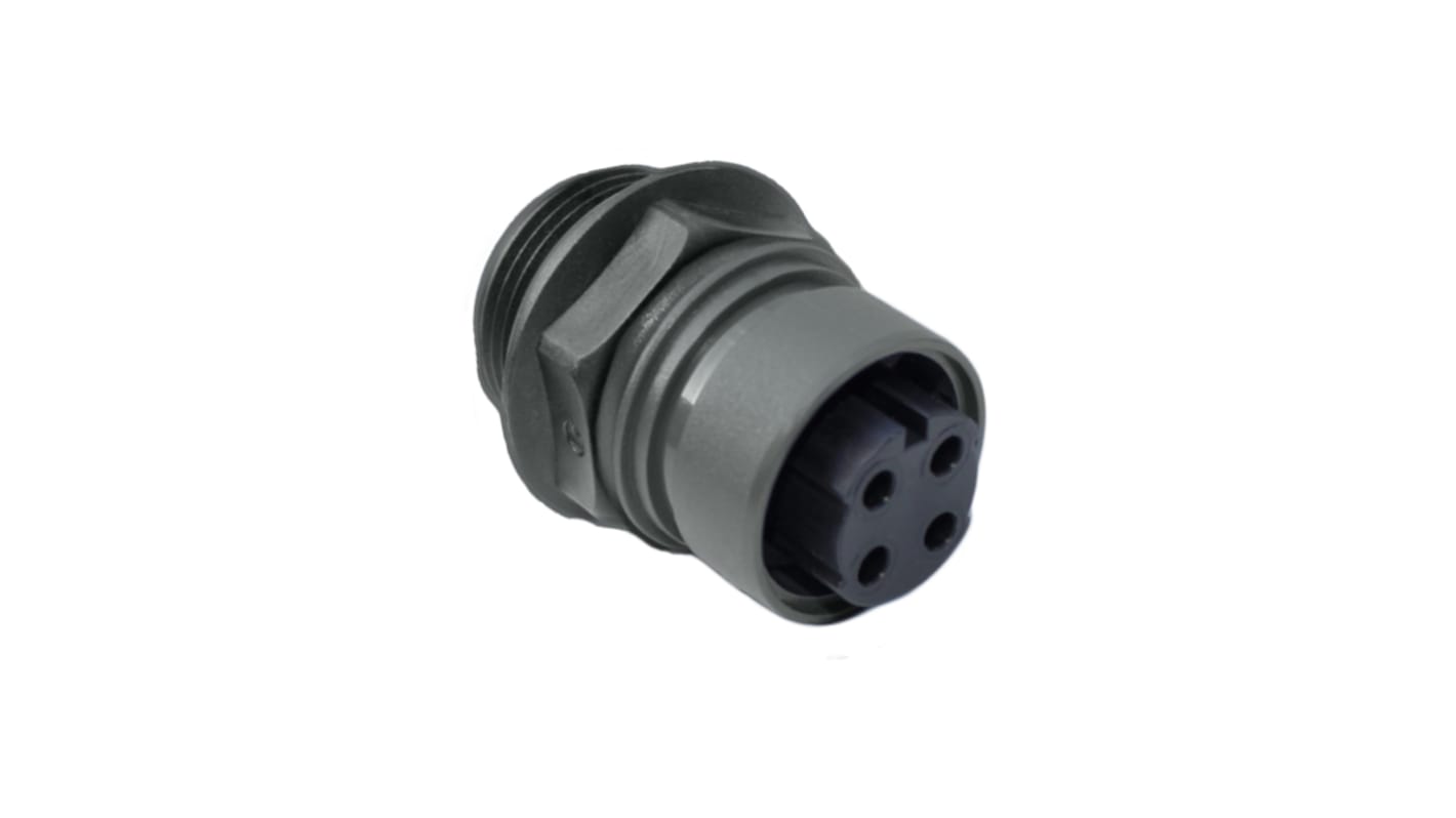 Conector circular Bulgin macho serie 6000 Series Buccaneer de 2 vías, Montaje en Panel, IP66, IP68, IP69K