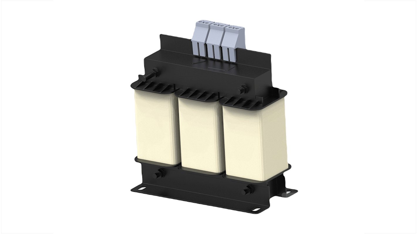 TE Connectivity, CORCOM RPQ 16A 480 V ac 50 / 60Hz, Chassis Mount Power Line Filter, Terminal Block 3 Phase