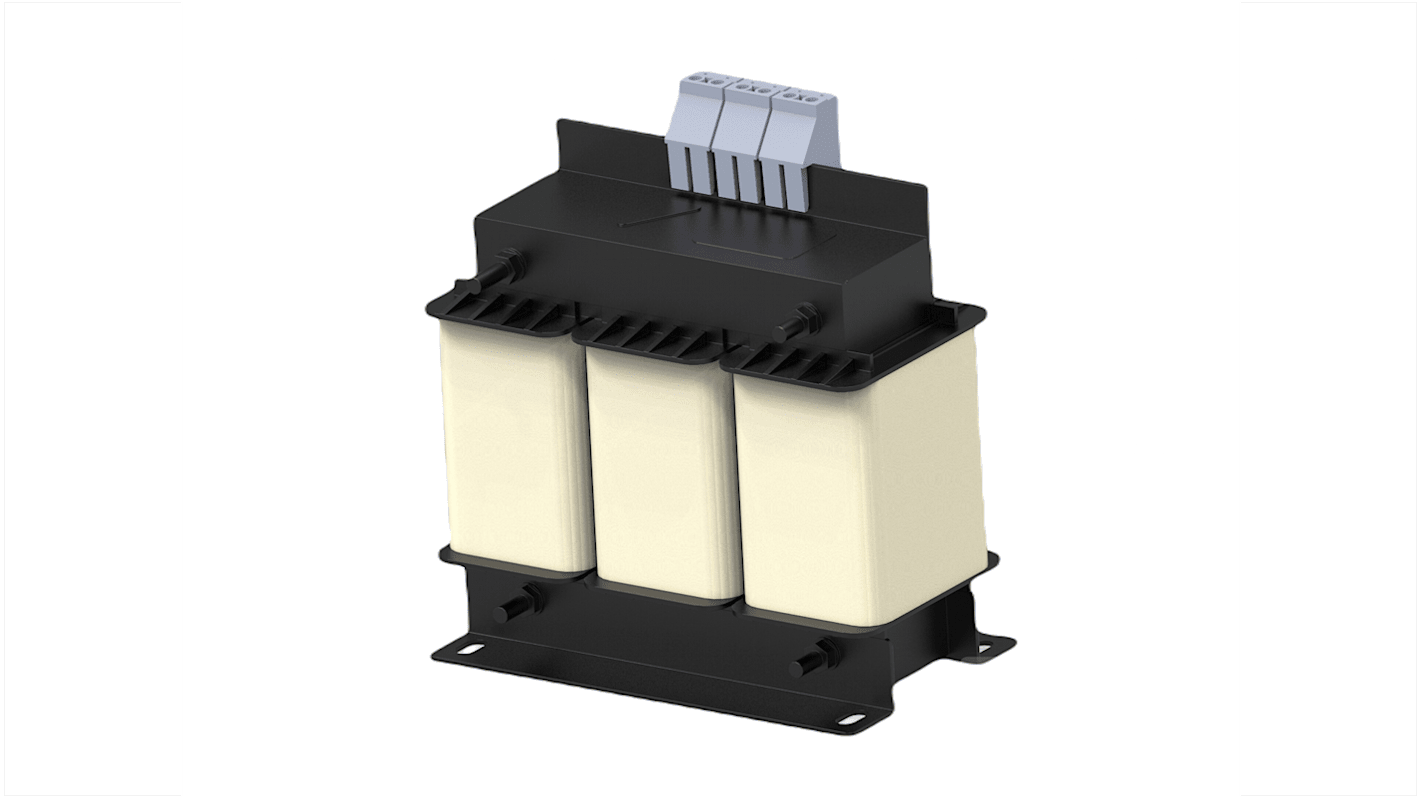 TE Connectivity, CORCOM RPQ 25A 480 V ac 50 / 60Hz, Chassis Mount Power Line Filter, Terminal Block 3 Phase