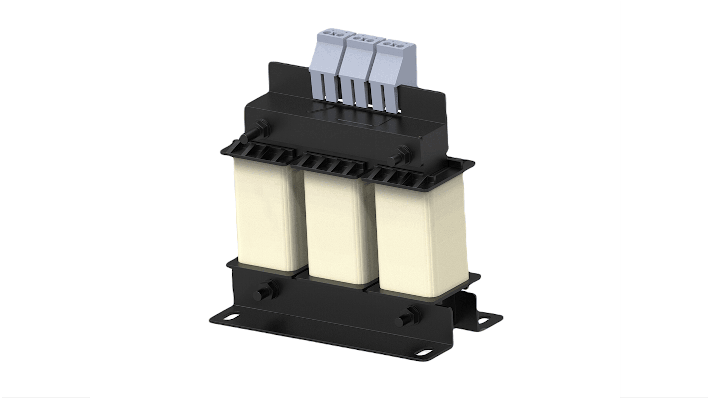 TE Connectivity, CORCOM RPQ 1.76A 480 V ac 50 / 60Hz, Chassis Mount Power Line Filter, Terminal Block 3 Phase