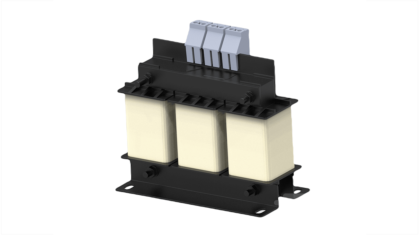 TE Connectivity, CORCOM RPQ 6A 480 V ac 50 / 60Hz, Chassis Mount Power Line Filter, Terminal Block 3 Phase