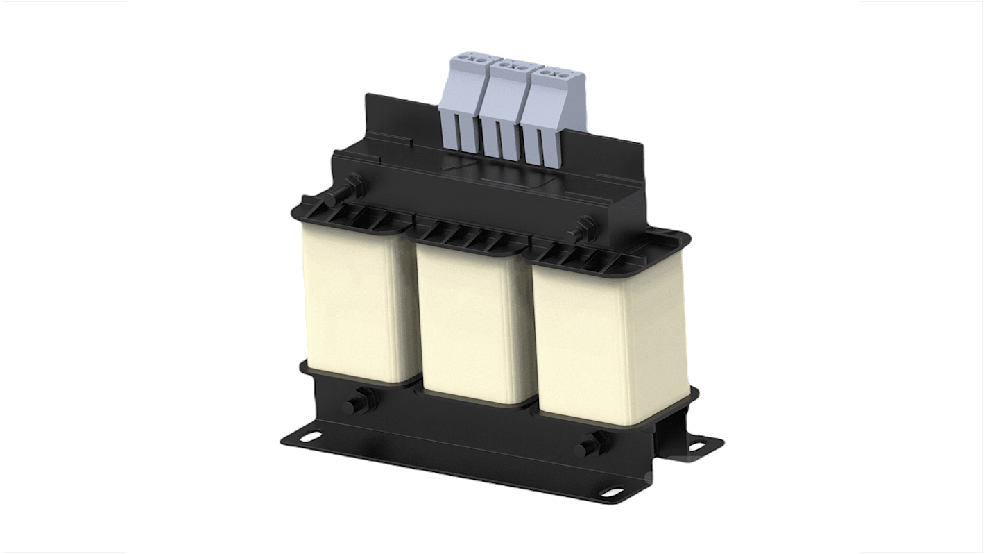 TE Connectivity CORCOM RPQ Netzfilter, 480 V AC, 6.42A, Gehäusemontage, Anschlussblock, 3-phasig / 50 / 60Hz