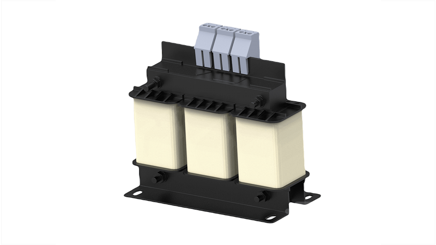 TE Connectivity, CORCOM RPQ 8.82A 480 V ac 50 / 60Hz, Chassis Mount Power Line Filter, Terminal Block 3 Phase