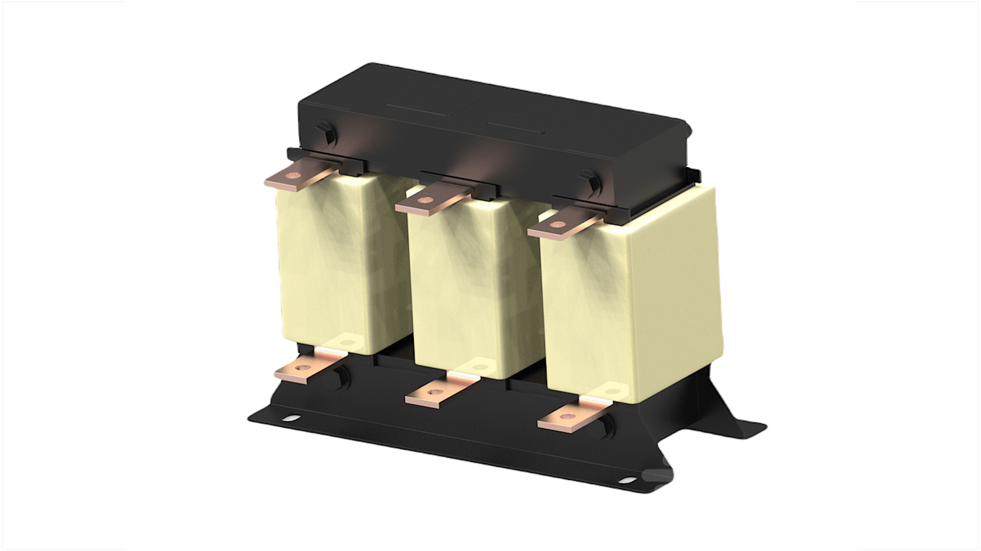 TE Connectivity CORCOM RPQ Netzfilter, 480 V AC, 125A, Gehäusemontage, Sammelschiene, 3-phasig / 50 / 60Hz