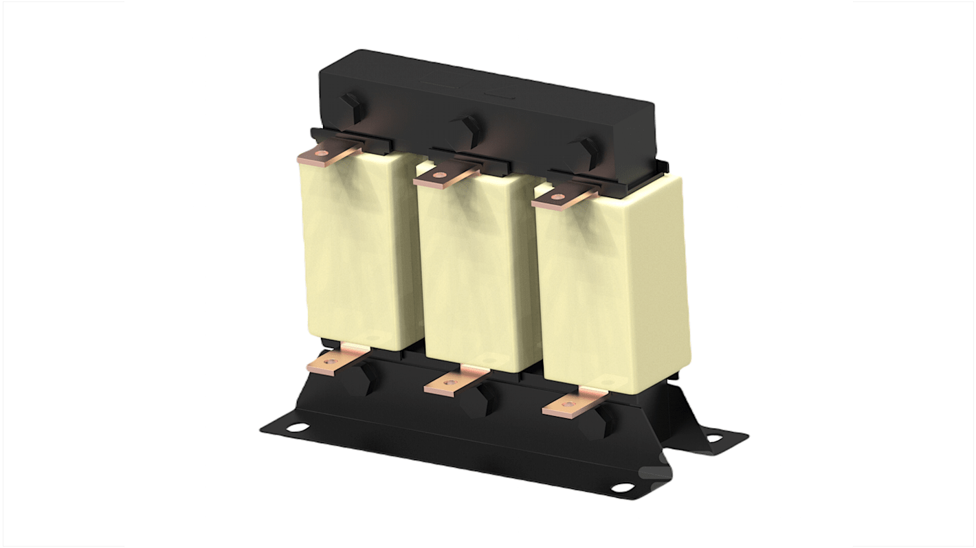 TE Connectivity CORCOM RPQ Netzfilter, 480 V AC, 176.41A, Gehäusemontage, Sammelschiene, 3-phasig / 50 / 60Hz