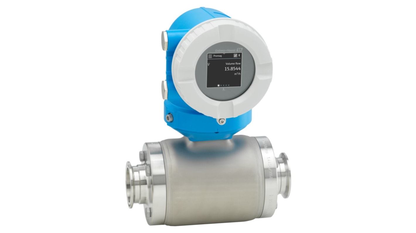Endress+Hauser Proline Promag H 10 Series Electromagnetic Flowmeter Flow Meter for Liquid, 0.06 dm³/min Min, 600 m³/h