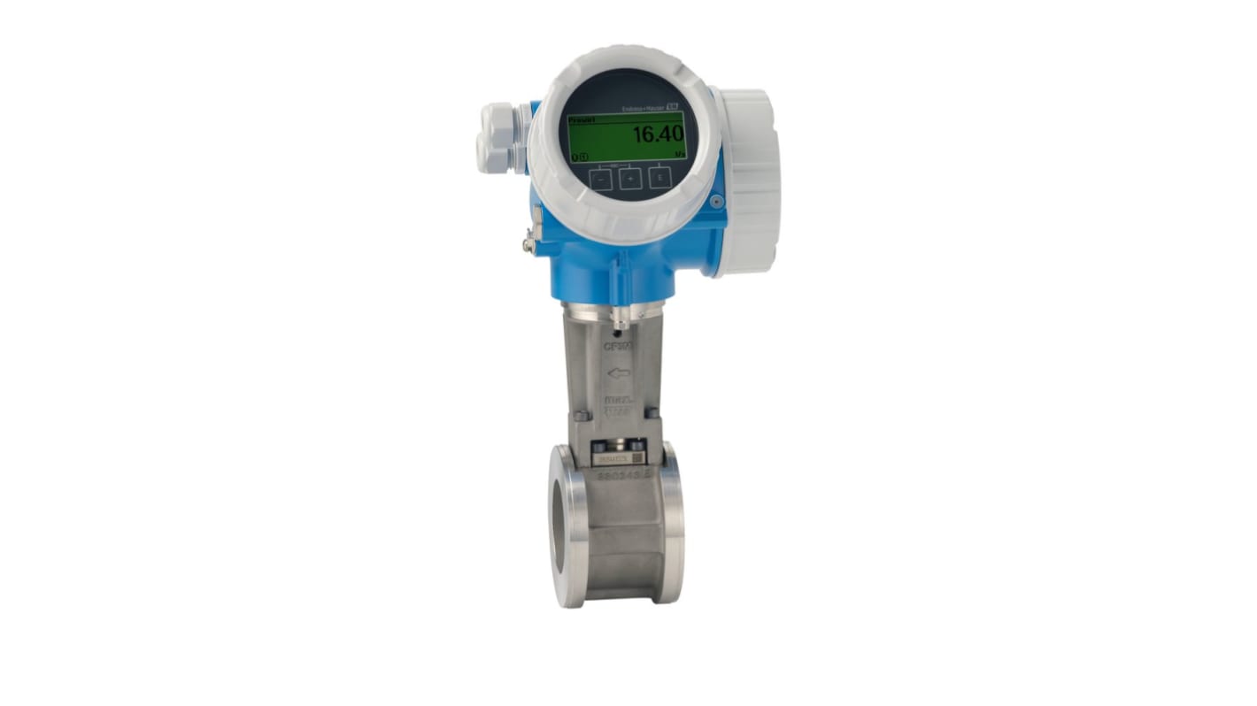 Endress+Hauser Proline Prowirl D 200 Series Vortex Flowmeter Flow Meter for Gas, Liquid, Steam, 0.16 m³/h, 2 m³/h Min,