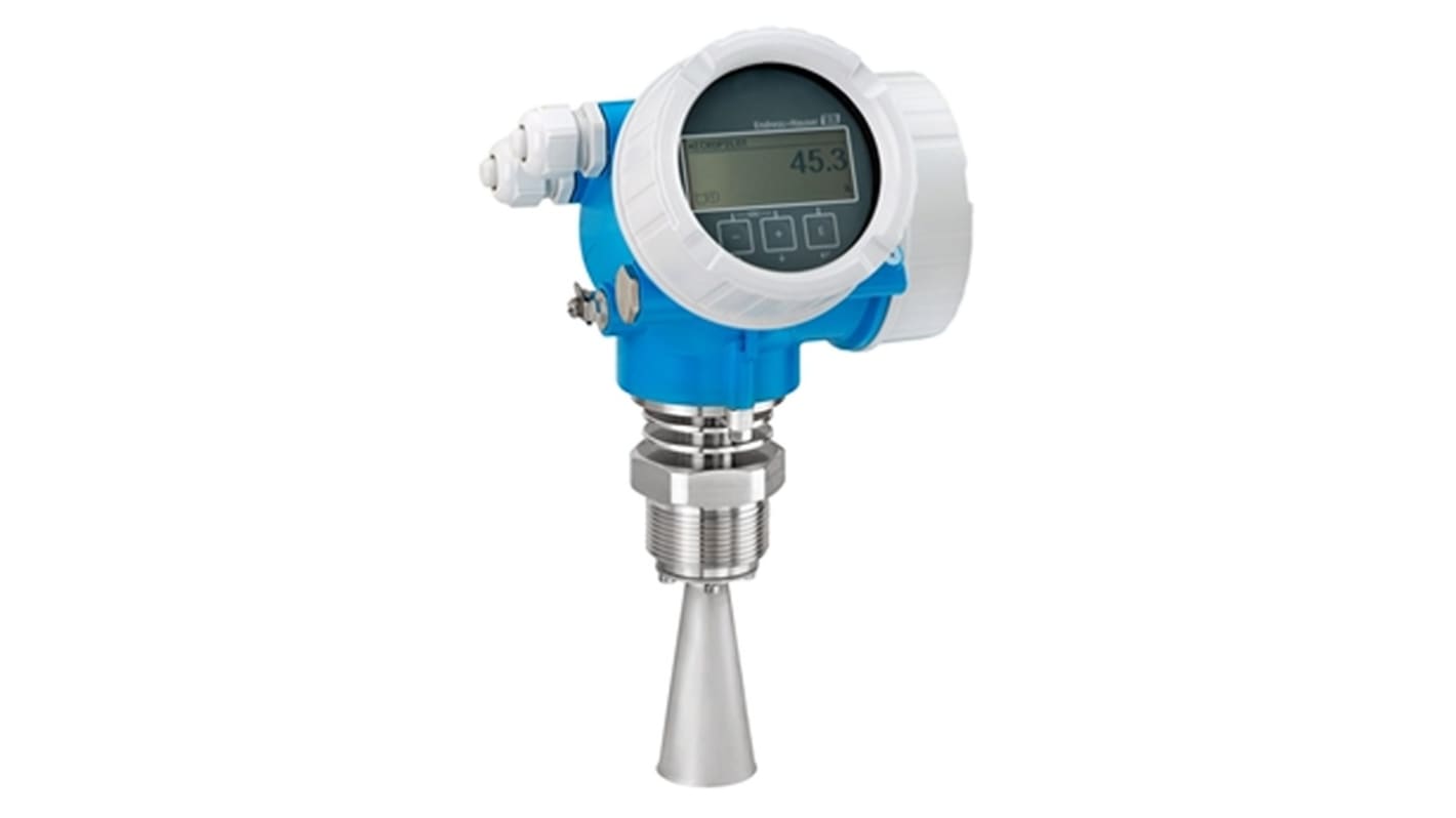 Sensor de nivel ultrasónico Endress+Hauser serie Prosonic M FMU41 de PVDF, montaje Montaje en reborde