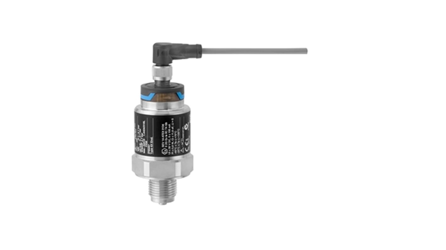 Endress+Hauser Cerabar PMC21 Series Pressure Sensor, 1.5psi Min, 600psi Max, Absolute, Gauge Reading