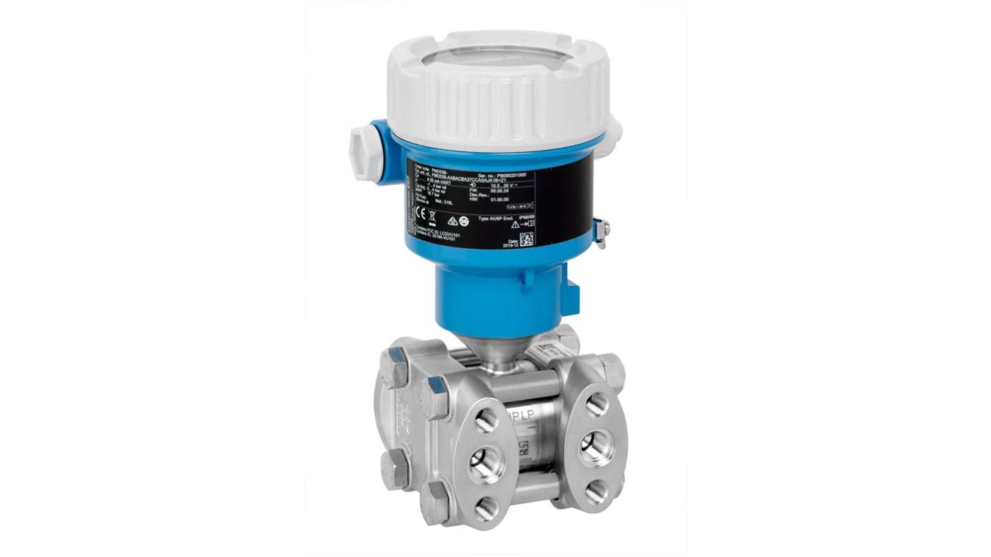 Transmisor de presión diferencial Endress+Hauser, 0.45psi → 600psi