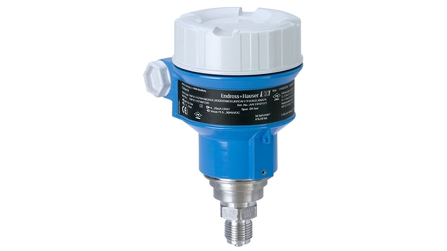 Sensor de presión Absoluta, Manométrica Endress+Hauser, 15psi → 6000psi