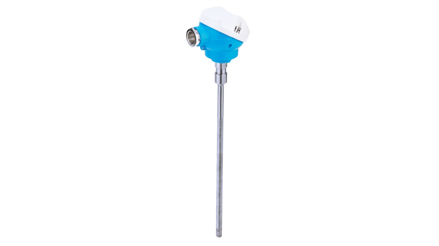 Endress+Hauser PT100 RTD Sensor, 6mm Dia, G 1/2, G 1/4, M20, NPT 1/2, Class A acc. to IEC 60751