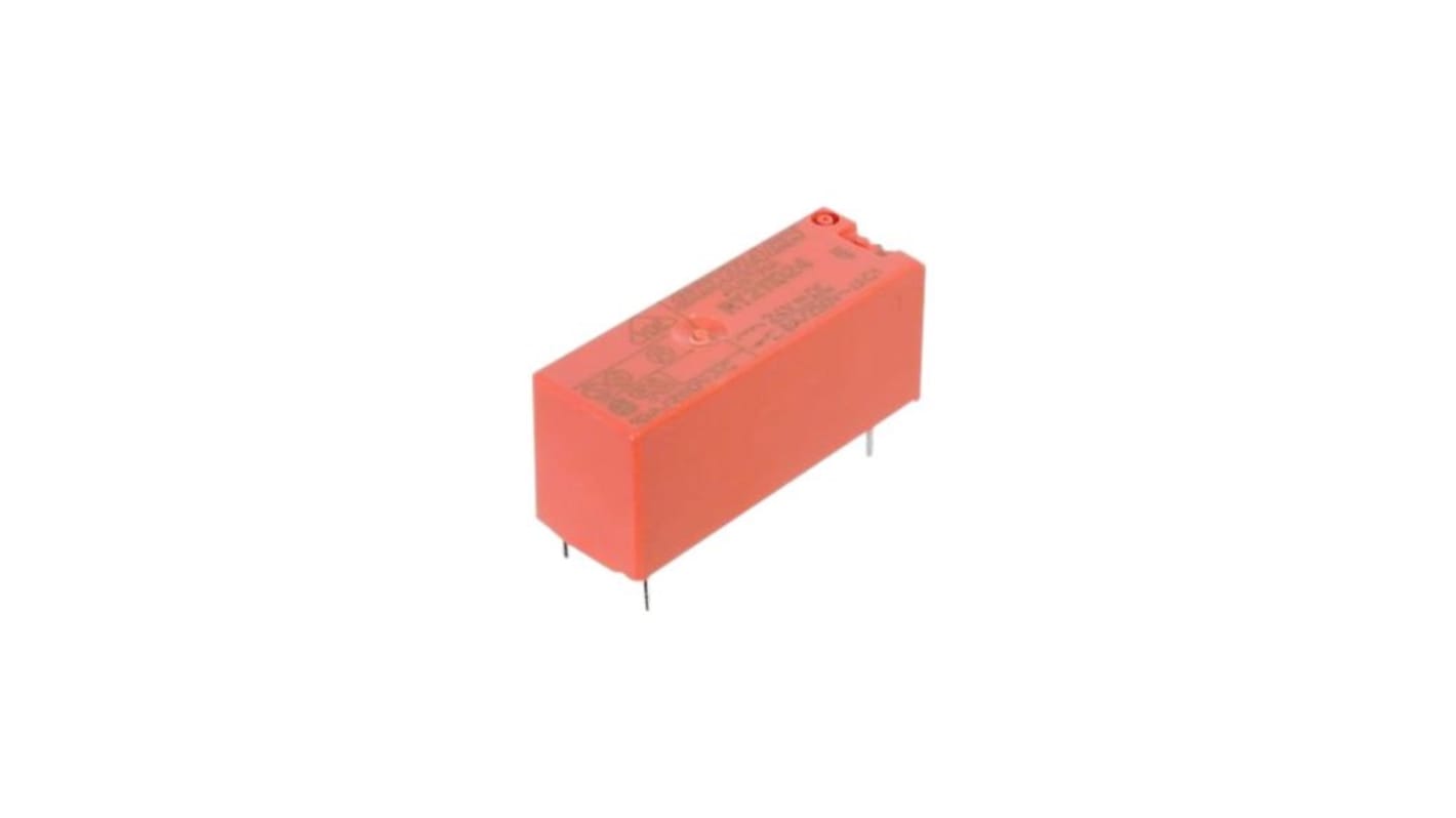 Relé TE Connectivity de 1 polo, SPDT, bobina 5 → 60V dc, 8A, Montaje en PCB