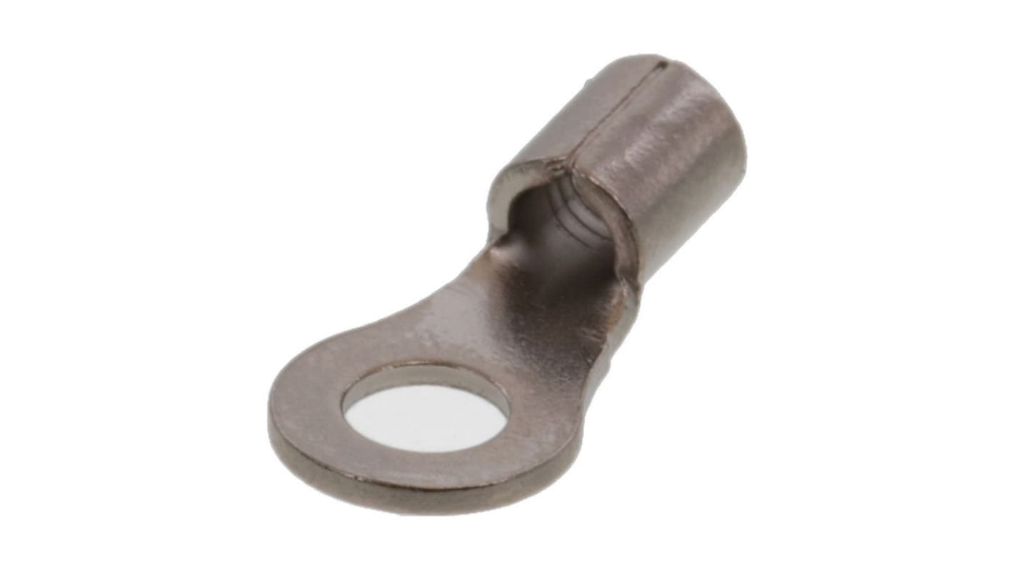 Molex, 19203 Uninsulated Ring Terminal, 8 (M4) Stud Size, Grey