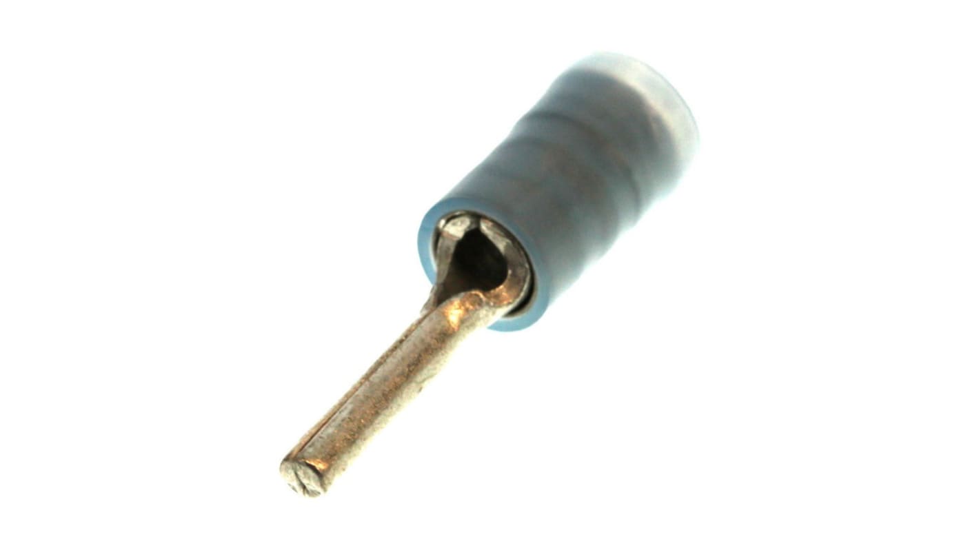 Molex, 19213 Yes, Tin Crimp Pin Connector, 16AWG to 14AWG, 9.40mm Pin Length, Blue