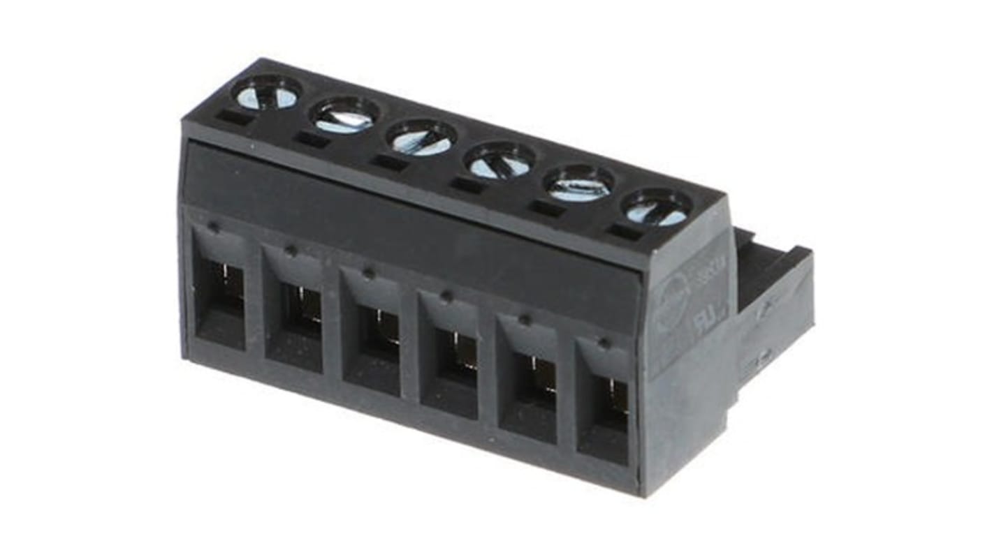 Molex 5.08mm Pitch 6 Way Horizontal Pluggable Terminal Block, Plug