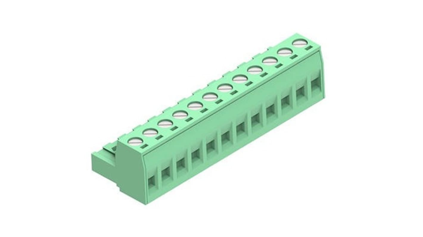 Molex 5.08mm Pitch 12 Way Horizontal Pluggable Terminal Block, Plug