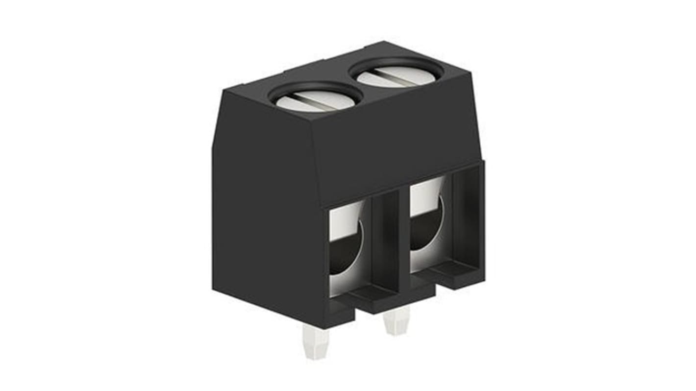 5.0MM EUROBLOCK PC VERT LP BLK 2CKT