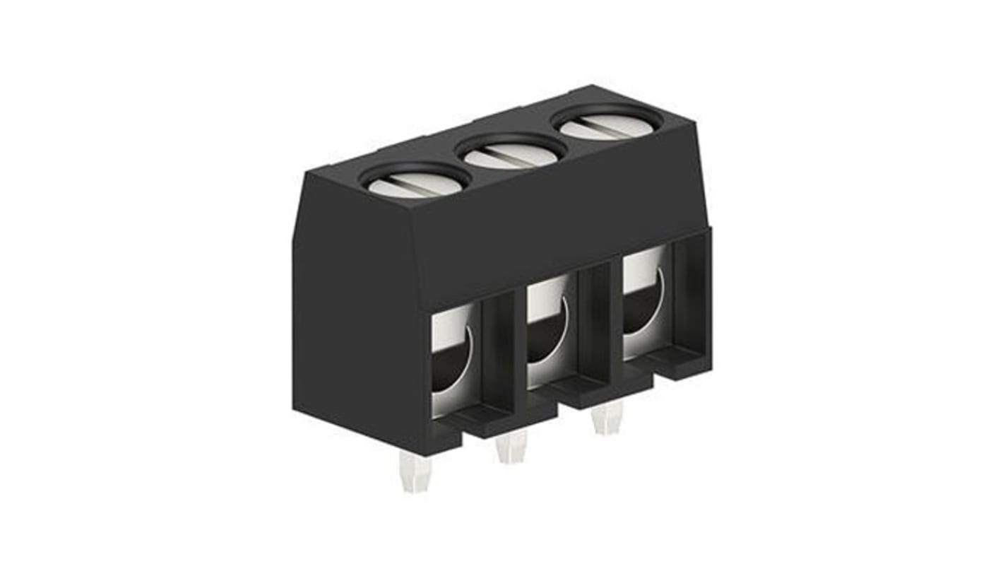 5.0MM EUROBLOCK PC VERT LP BLK 3CKT