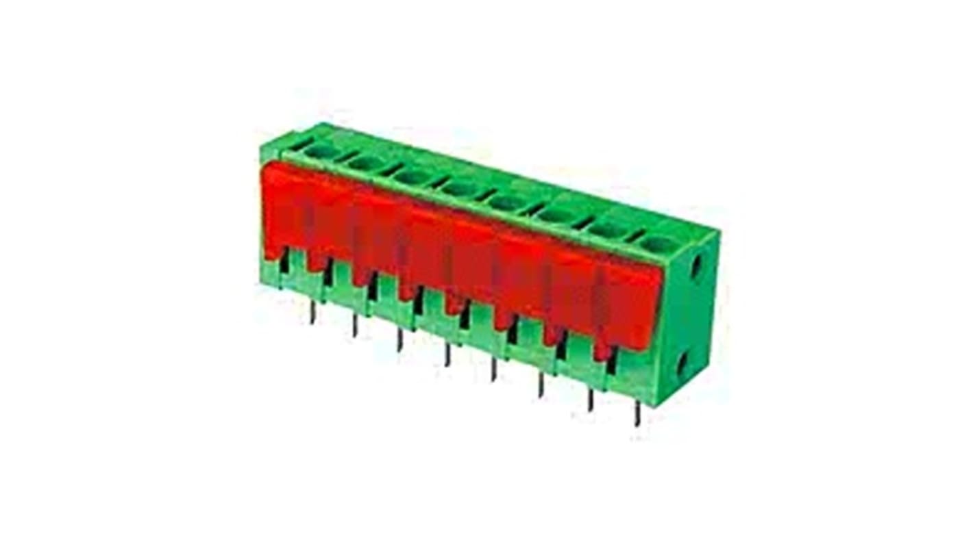 Molex 39700 Series PCB Terminal Block, 13-Contact, 5mm Pitch, Panel Mount, 1-Row