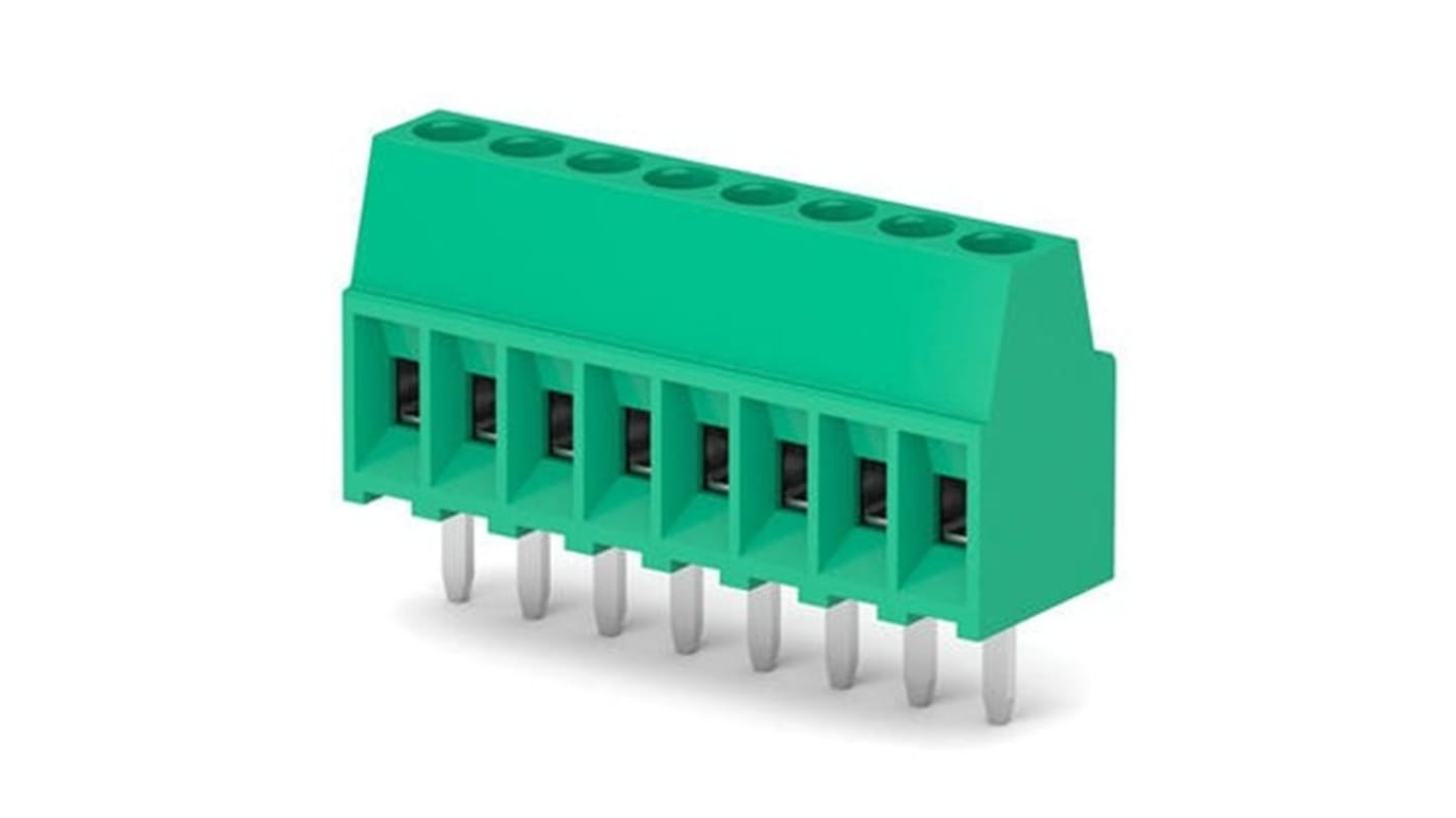 Molex 39773 Series PCB Terminal Block, 8-Contact, 2.54mm Pitch, Vertical Mount, 1-Row